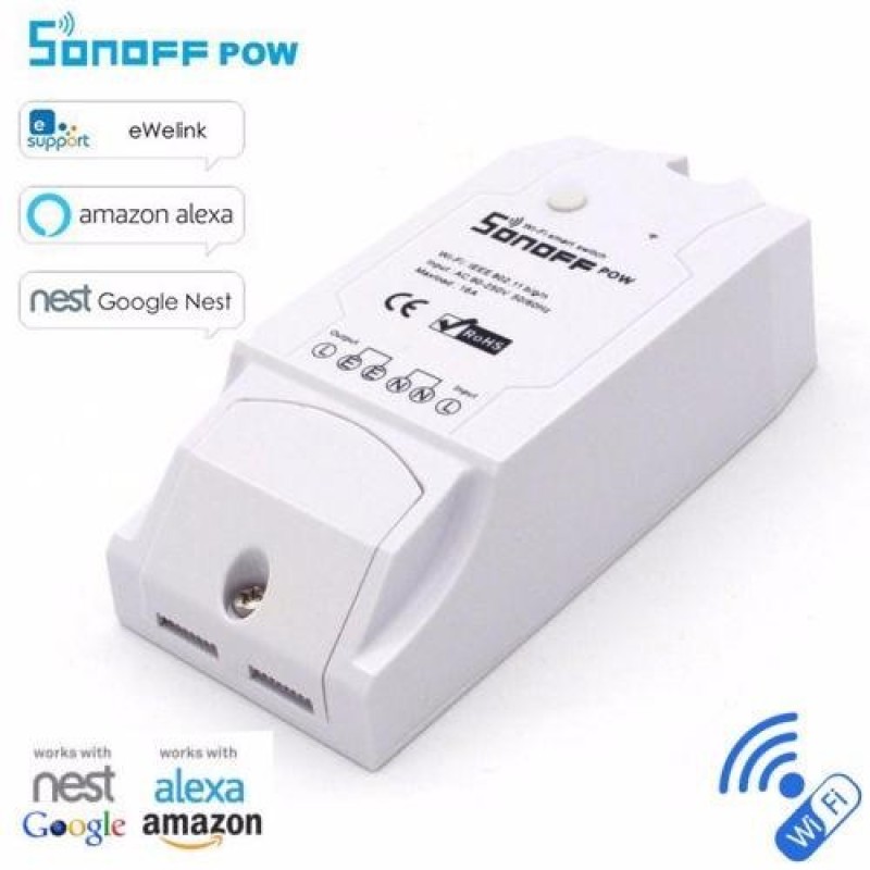 Công tắc thông minh điều khiển từ xa qua mạng wifi - Sonoff Pow 16A