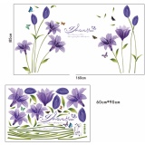 Decal Hoa LiLy Tím SK9122B