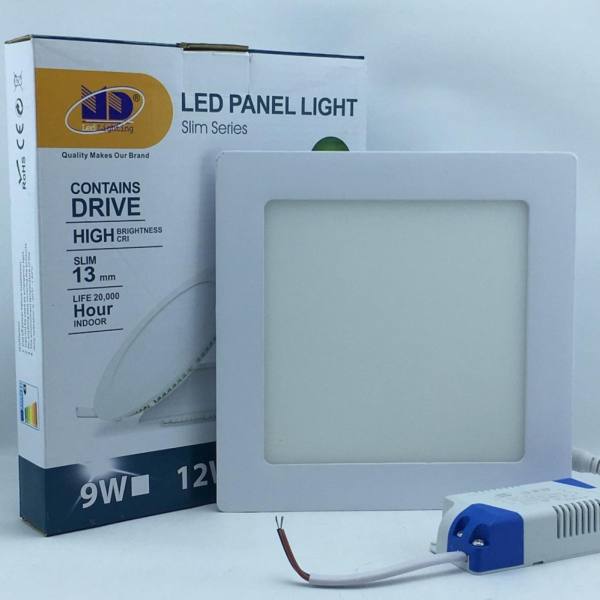Đèn LED âm trần siêu mỏng vuông ánh sáng trắng (12W-Φ150) - MD02