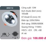 Đèn led chiếu sâu âm trần Duhal DFA112