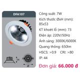 Đèn led downlight chiếu sâu Duhal DFA107