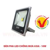 Đèn pha LED siêu sáng, chống mưa IP66 ASIA Lighting 10W