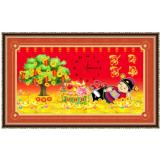 Tranh gắn đá DZ-301 - 88x50