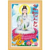 Tranh thêu Phật bà quan âm - DLH-222905