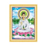 Tranh thêu Phật bà quan âm - DLH-222908