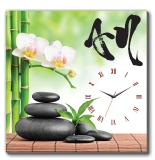 Đồng hồ tranh Đá và Hoa Dyvina 1T4040-26