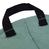 (Giao hàng miễn phí cho cả ba chiếc đến Hà Nội）Folding Drawstring Cotton Linen with Handle Storage Box (Green) - intl (Green)