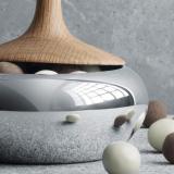 GEORG JENSEN - Hộp đựng HK BONBONNIERE ONION