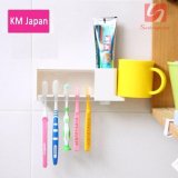 Giá treo bàn chải và cốc đánh răng hàng Nhật KM1002