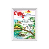 Tranh gắn đá H1062 - Chữ mẹ