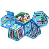 Hộp màu vẽ 46 món hình lục giác
