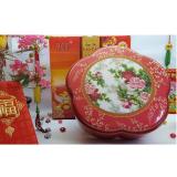 Hộp mứt hoa mai 3 ngăn
