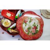 Hộp mứt hoa mai 3 ngăn