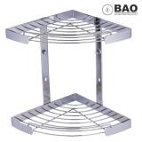 KỆ GÓC PHÒNG TẮM 2 TẦNG BAO BN620