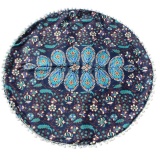 Large Mandala Floor Pillows Round Bohemian Meditation Cushion Cover Ottoman Pouf - intl