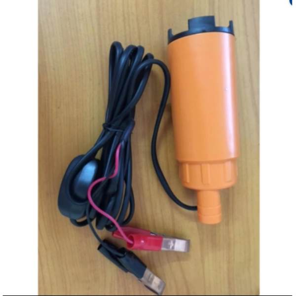 Máy Bơm hút chìm, bơm ngập nước Diesel, dầu lửa 12V 60w 30L/min