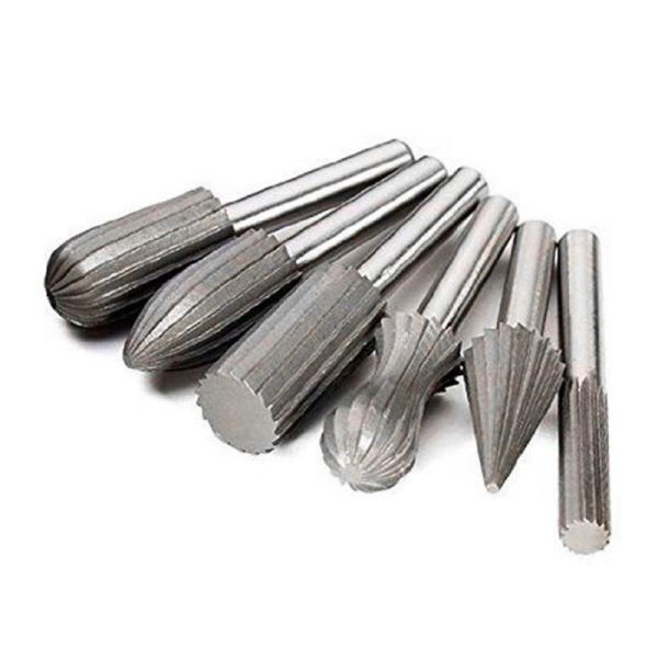 Dao phay 6 cái Khắc Bit Cắt 6 mét Vỏ Khắc Gỗ Xoay Thép Dụng Cụ Kim Loại Nhựa Xay Quay Tập Tin -quốc tế