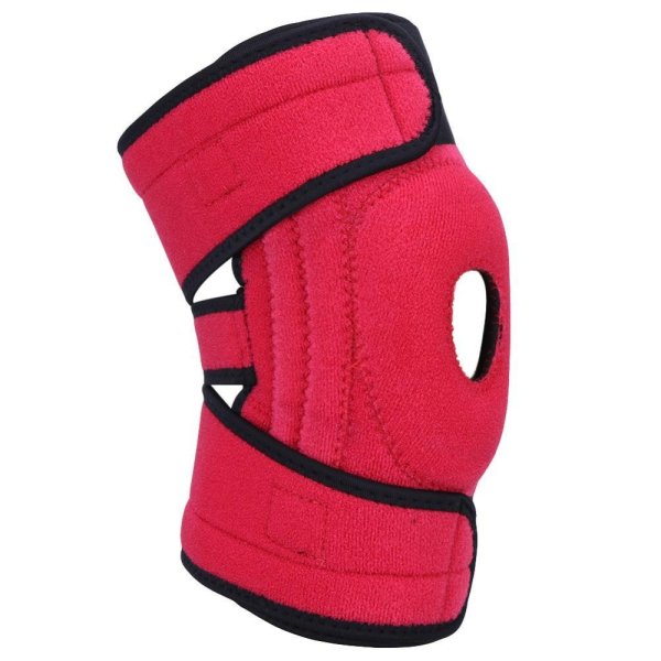 Chống trơn trượt Thoáng Khí Leo Núi Thể Thao Chân Đầu Gối 4 Hỗ Trợ Bảo Vệ (Đỏ)- quốc tế