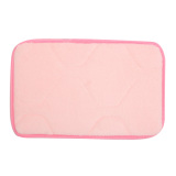 Non-slip Soft Memory Foam Bath Bathroom Shower Door Floor Mat Rug Pad Carpet Pink (Intl)