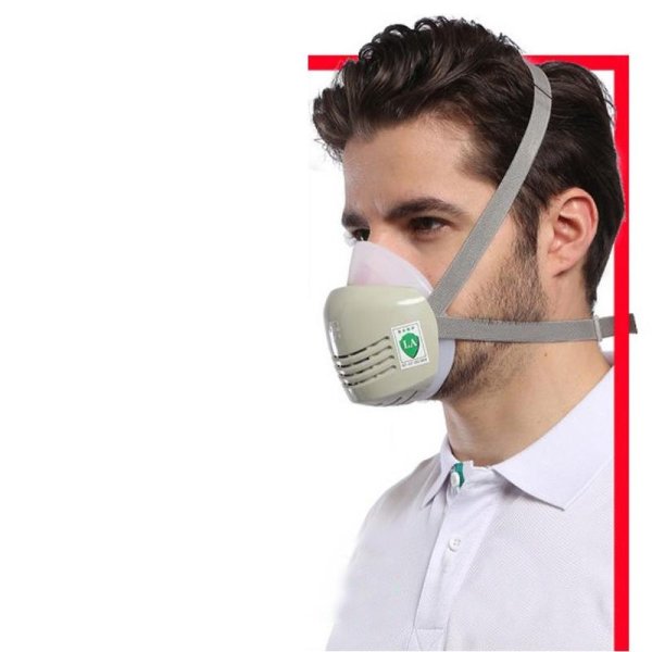 Bảo vệ Mặt Nạ Chống bụi Chống sương mù Mây Mù Xưởng Công Nghiệp Silicon Mặt Nạ Mặt Nạ Phòng Độc-quốc tế