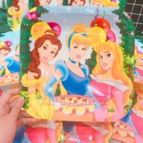 Set 12 dĩa giấy , đĩa giấy hình vuông size lớn cho các buổi tiệc hình các nàng công chúa Disney Princess dành cho các bé - 40PNCDV10 (23x23cm)