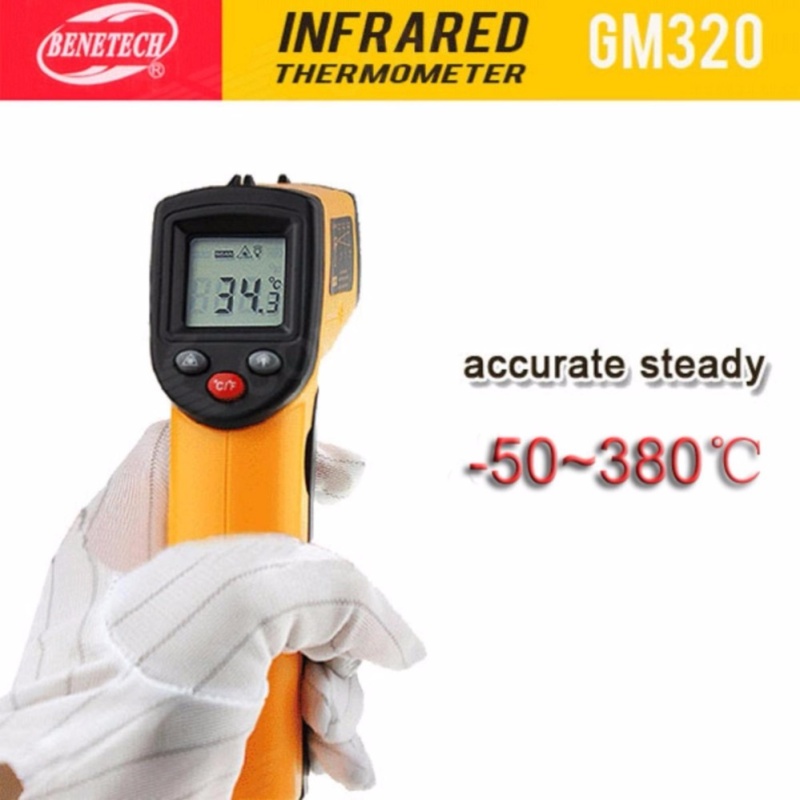 Nhiệt kế Hồng Ngoại đo nhiệt độ máy và cơ thể GM-320  (thanh hồng shop)