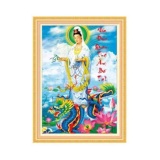 Tranh thêu Phật bà quan âm - DLH-222907