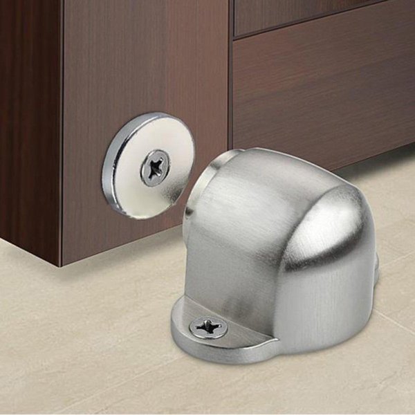 UINN Thép không gỉ Từ Tính Mạnh Chặn Cửa Hỗ Trợ Phần Cứng Chặn Cửa bạc-quốc tế