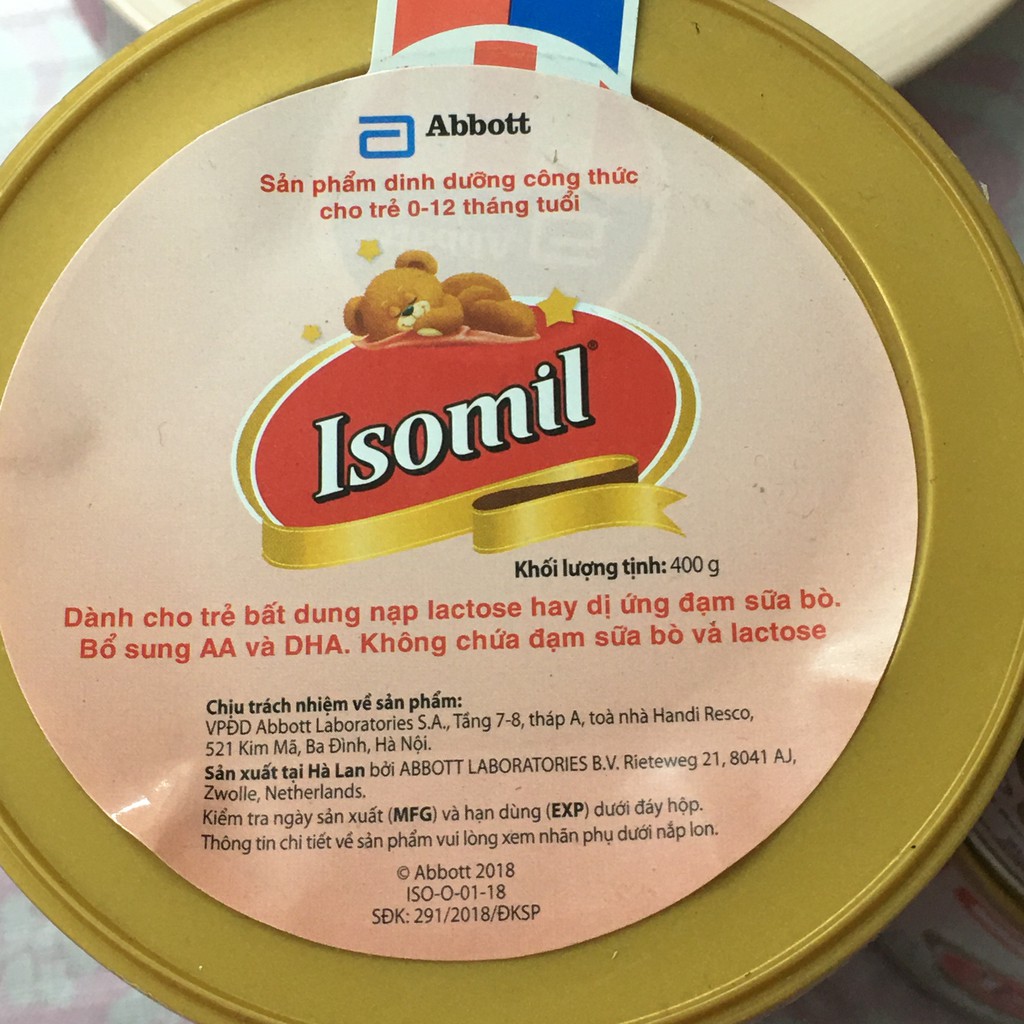 Sữa Similac Isomil IQ 1 400g