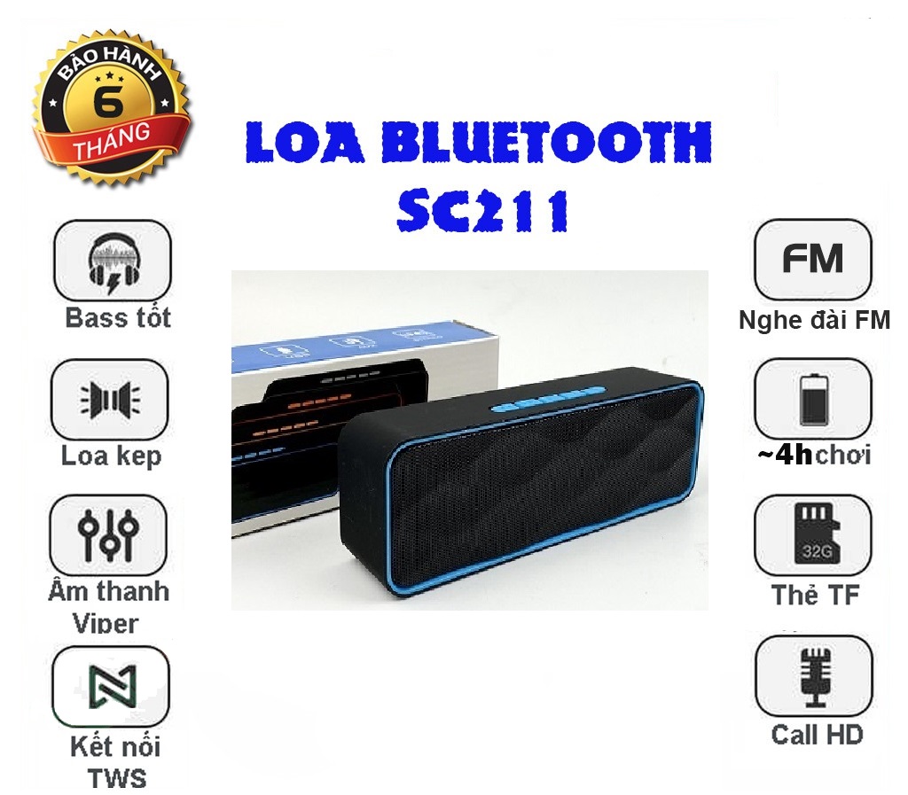 Loa bluetooth Gutek SC-211