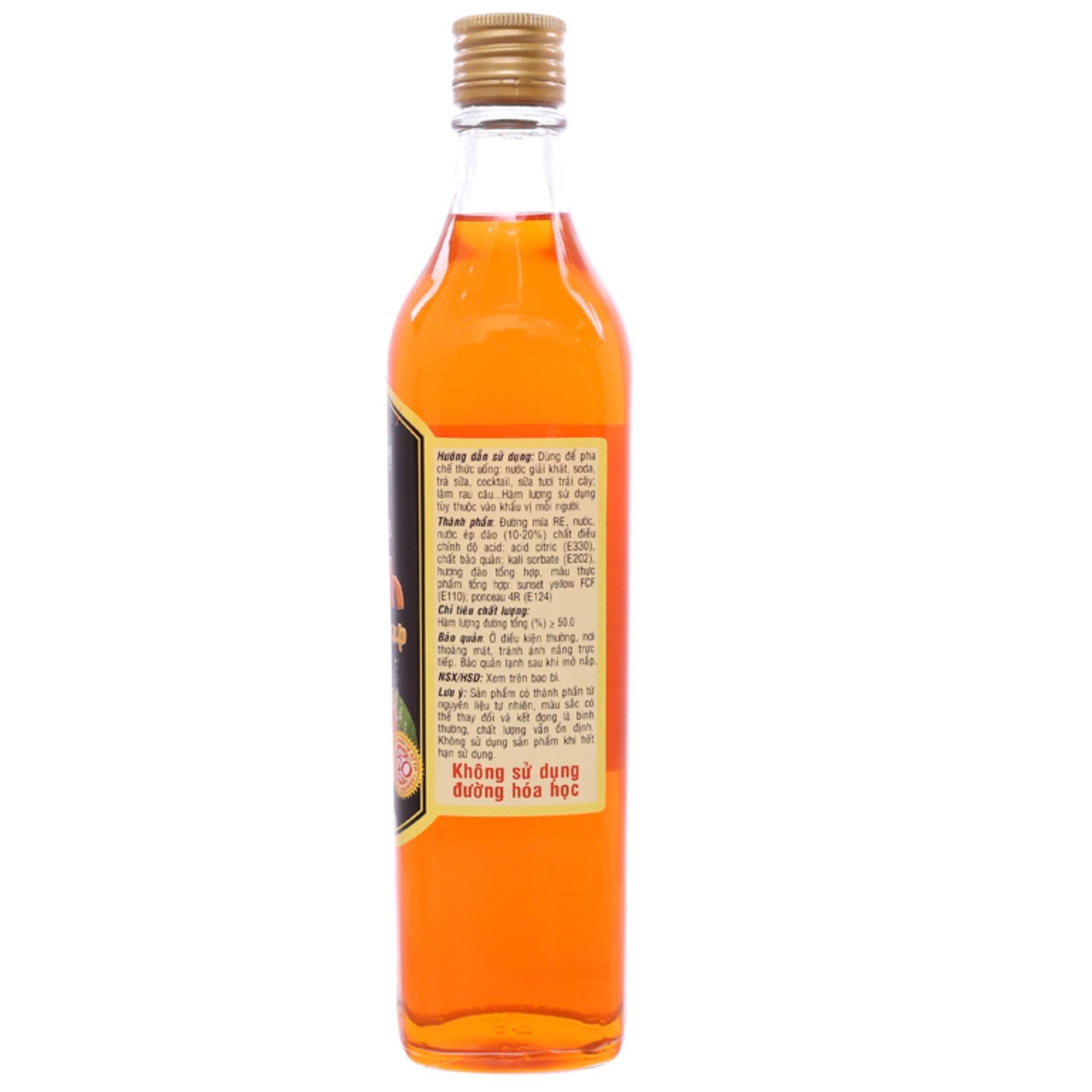 Sirô Golden Farm đào 520ml
