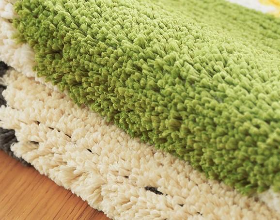 THẢM COTTON LEN DỆT VẢI NỔI CHIẾC LÁ PA9162