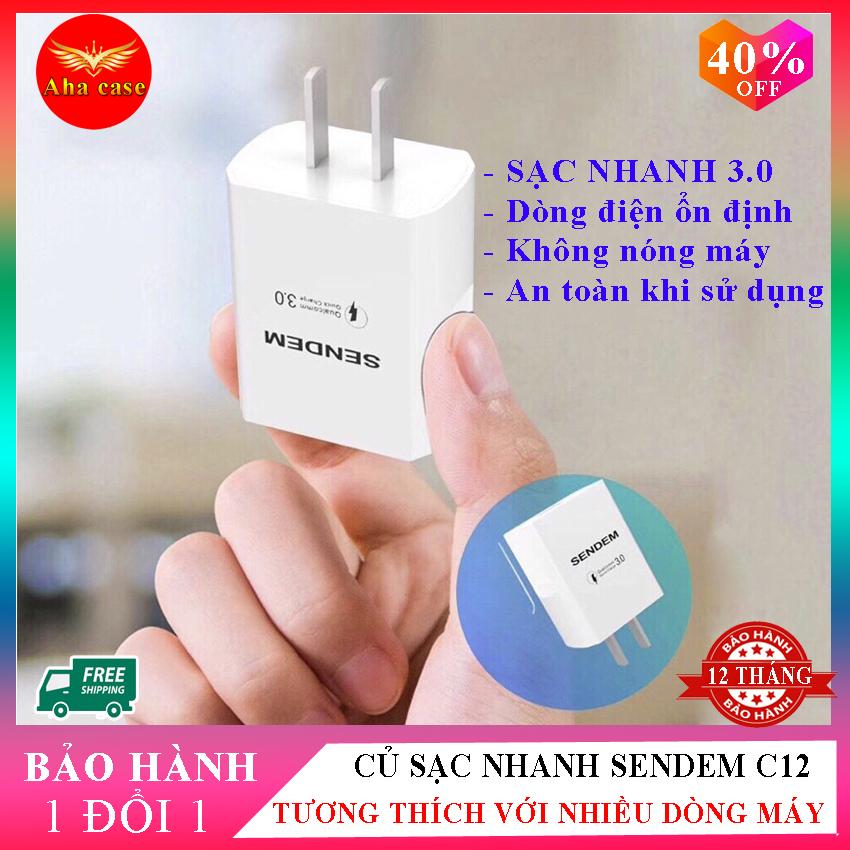 Bộ củ cáp sạc Sendem C12