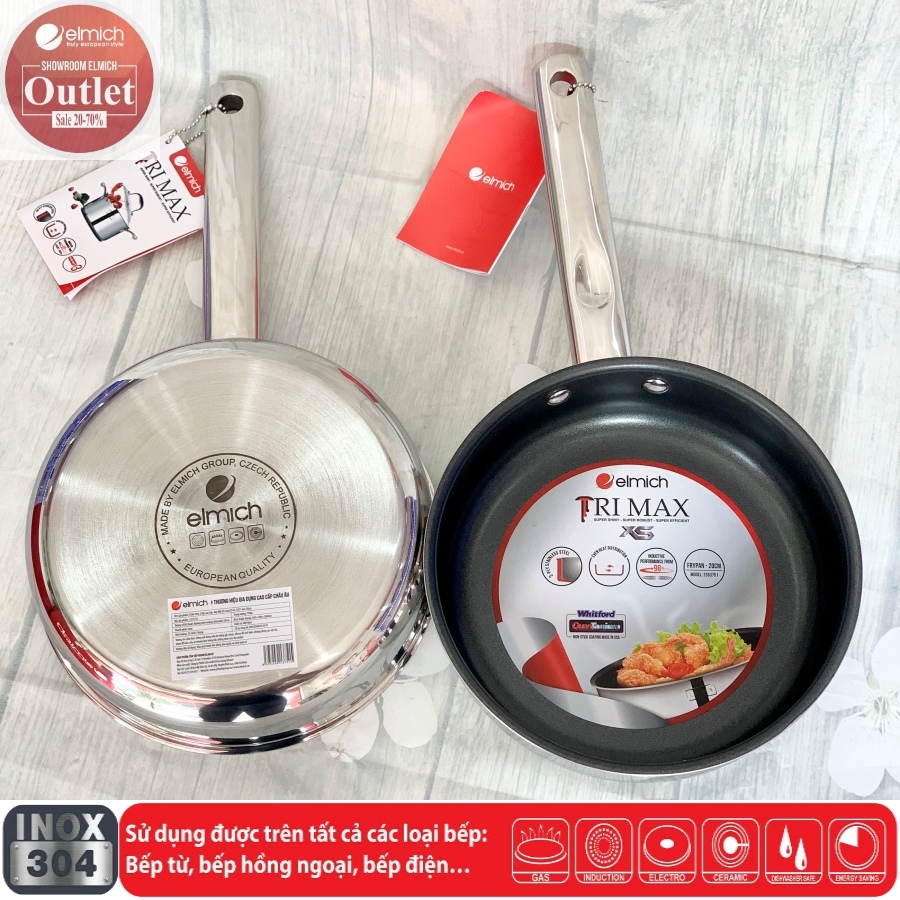 CHẢO INOX CHỐNG DÍNH ELMICH EL-3754