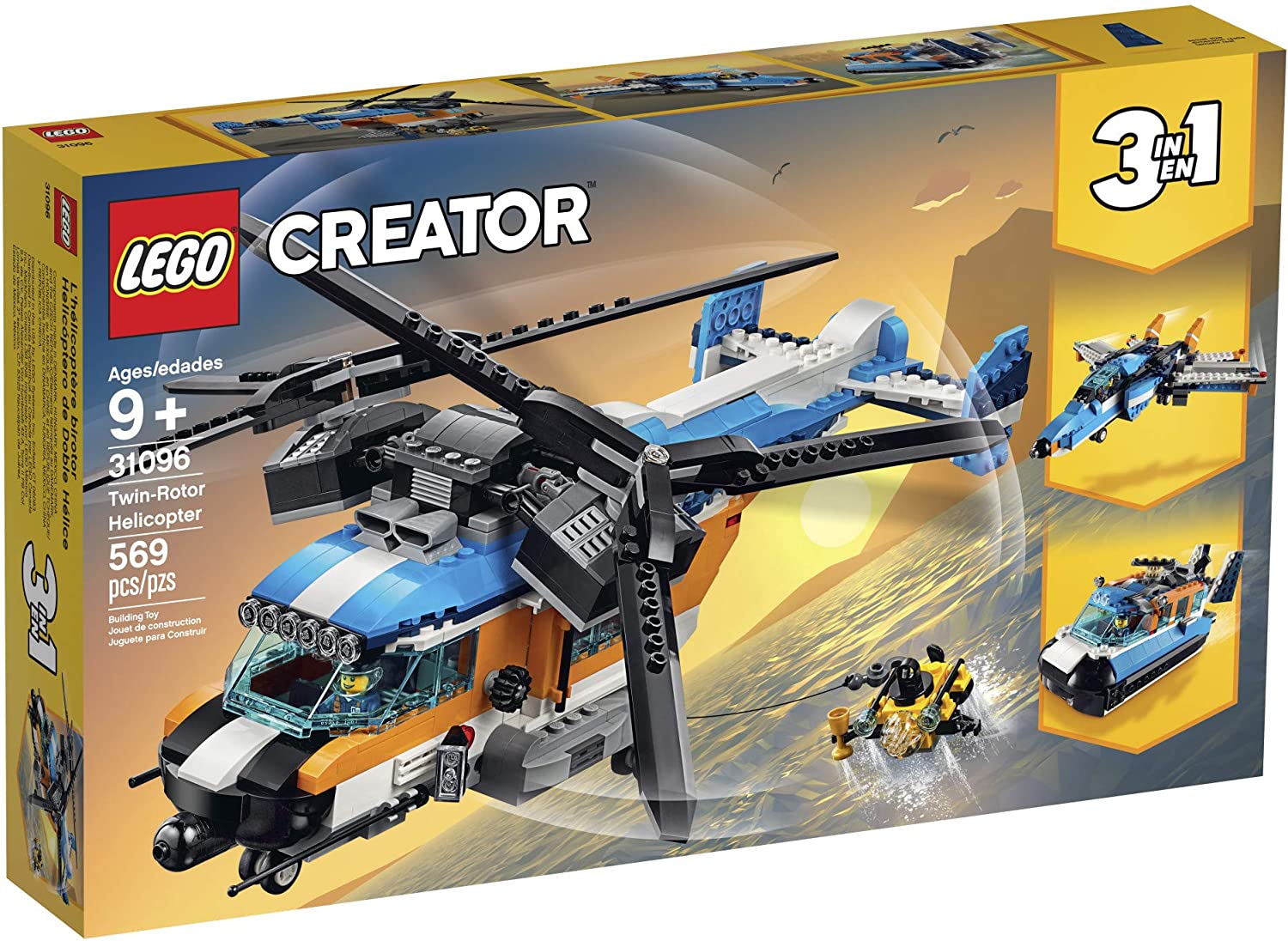 LEGO CREATOR 31096 Trực Thăng Cánh Quạt Kép