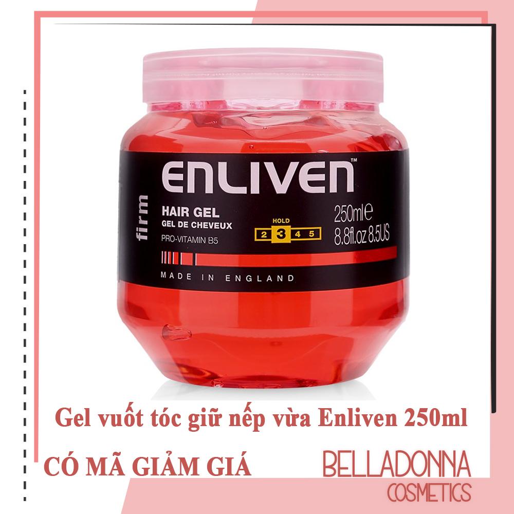 Gel Vuốt Tóc Giữ Nếp Vừa Enliven Hair Gel Firm Độ Cứng 3/5 250ml