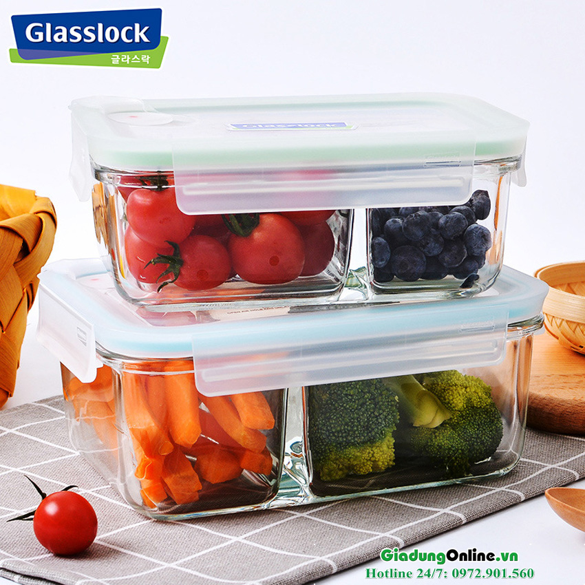 Hộp thủy tinh Glasslock chịu lực 1000ml
