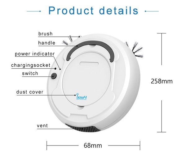 ROBOT HÚT BỤI QUÉT NHÀ OBOWAI