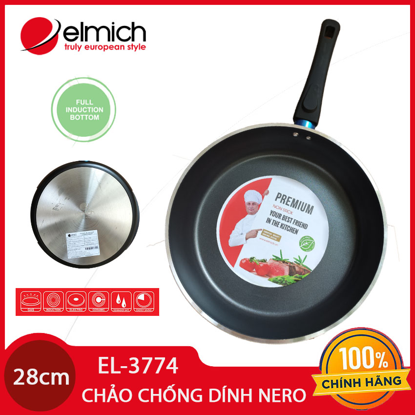 CHẢO CHỐNG DÍNH ELMICH NERO EL-3774 28CM