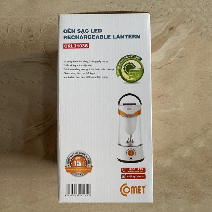 Đèn sạc Comet CRL3103S