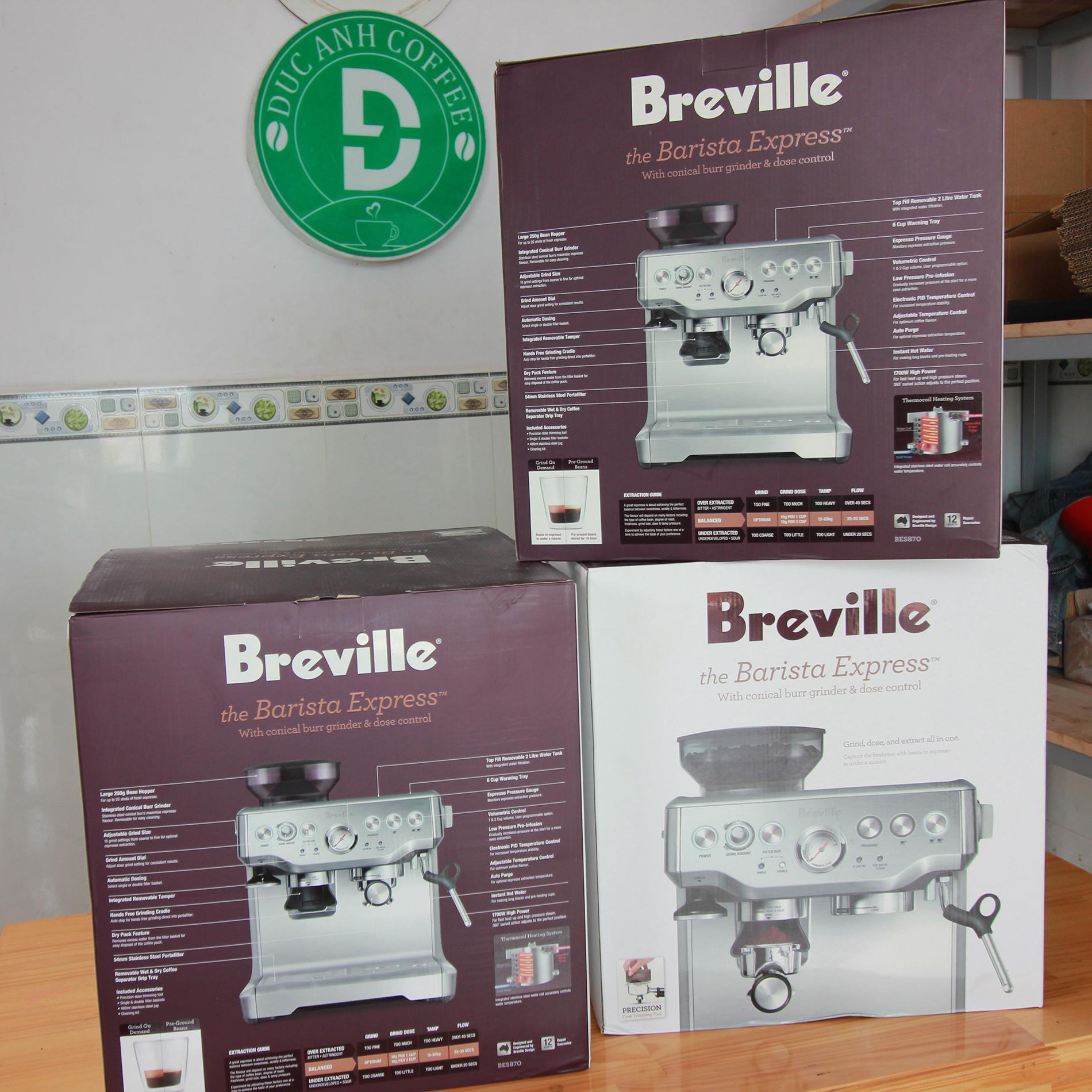 Máy pha cà phê Breville 870