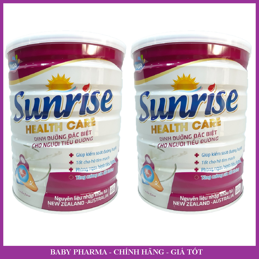 Sữa SunRise dành cho người tiểu đường 900G combo 2 hộp