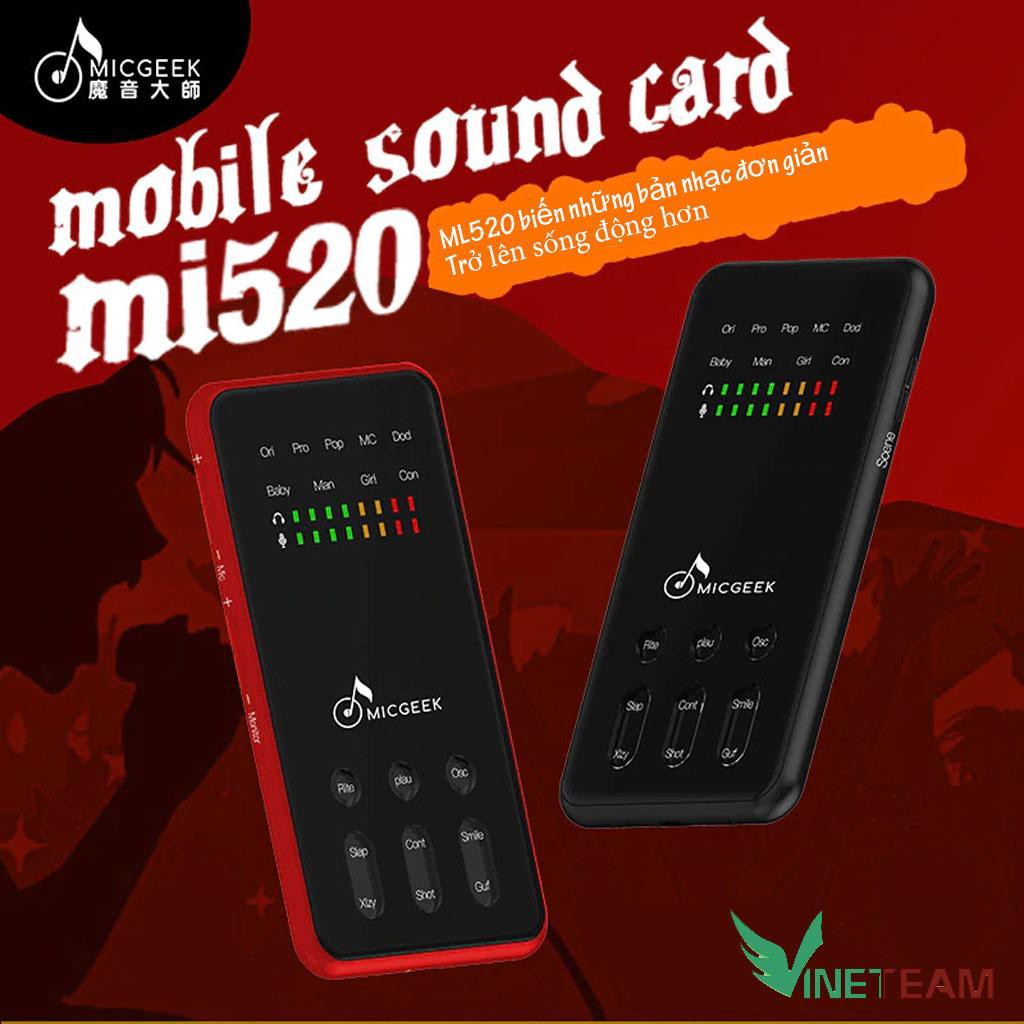 Sound Card Thu Âm Micgeek Mi520