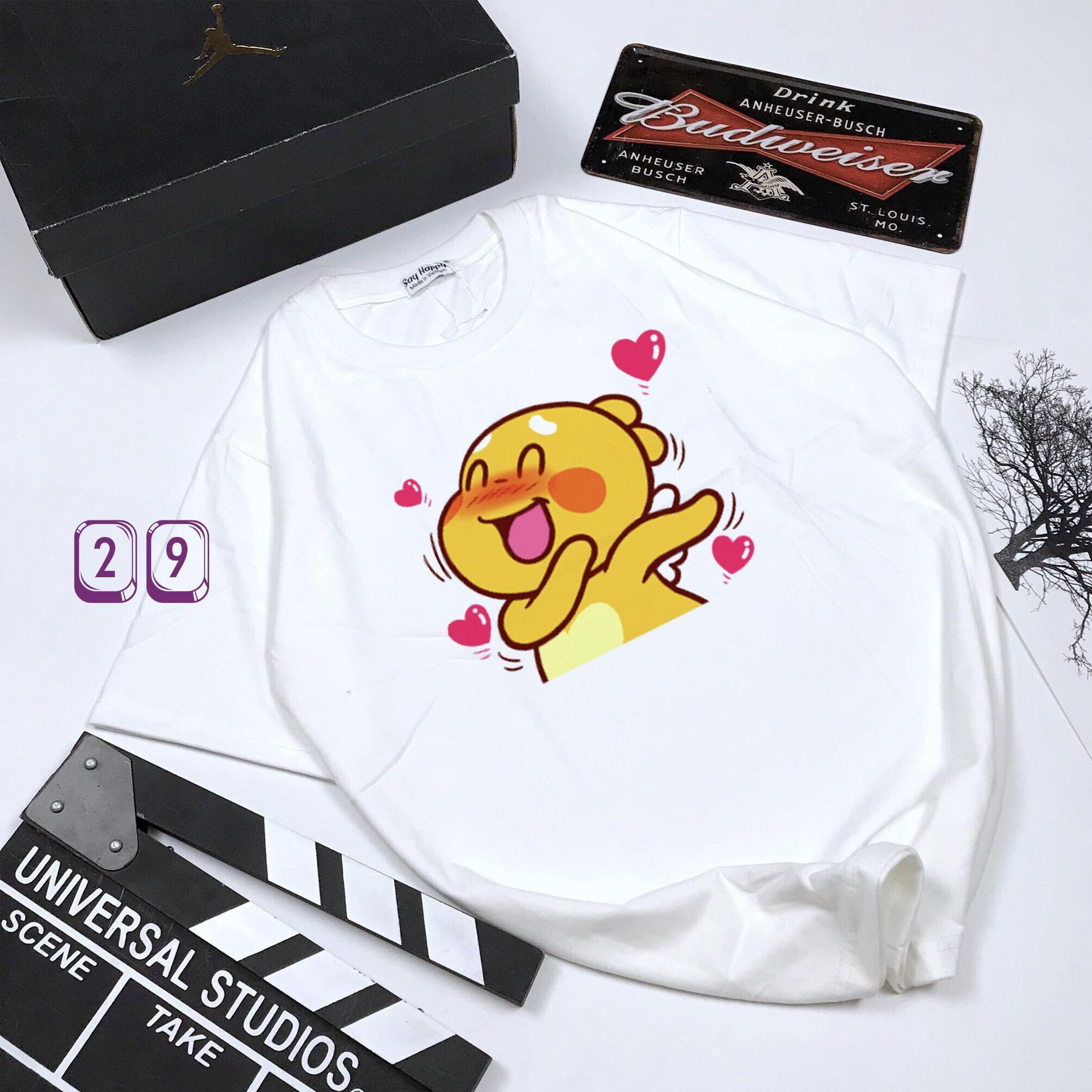 Áo thun nam phối màu đen trắng-AT14