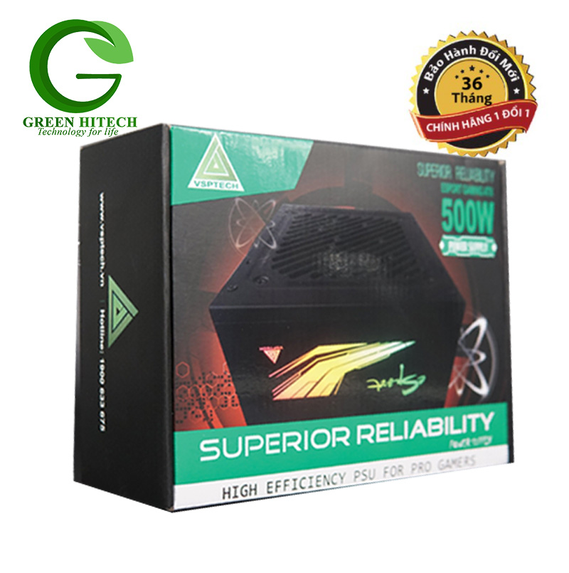 Nguồn Công Suất Thực VSP ATX 500W