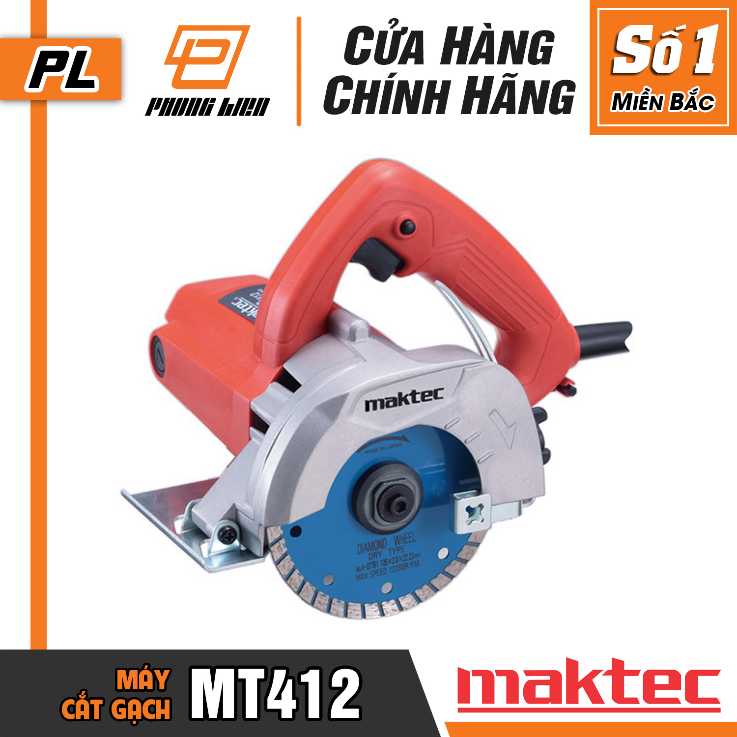 Máy cắt đá Maktec MT412