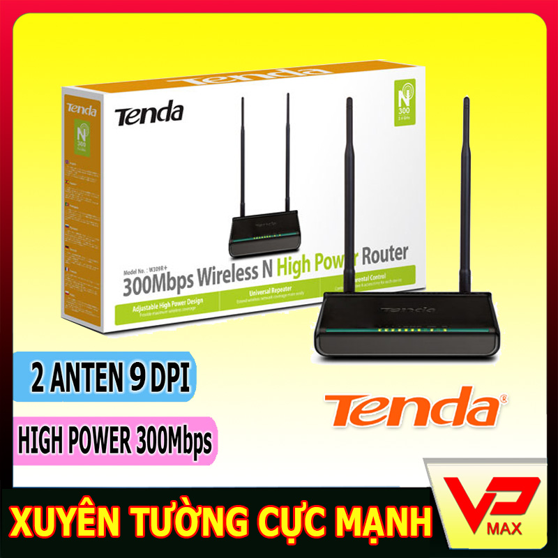 Bộ phát sóng Wireless Router TENDA W309R+