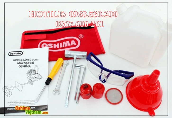 Máy sạc cỏ Oshima 1E44F