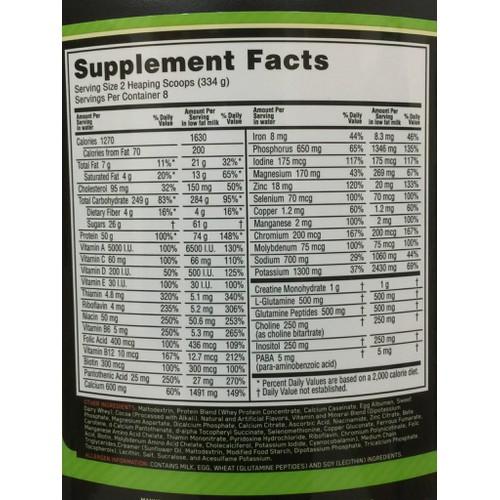 Sữa tăng cân Optimum Serious Mass 6Lbs