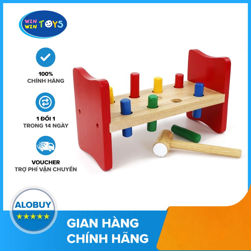 Đồ chơi gỗ Winwintoys 60192 - Búa đập cọc